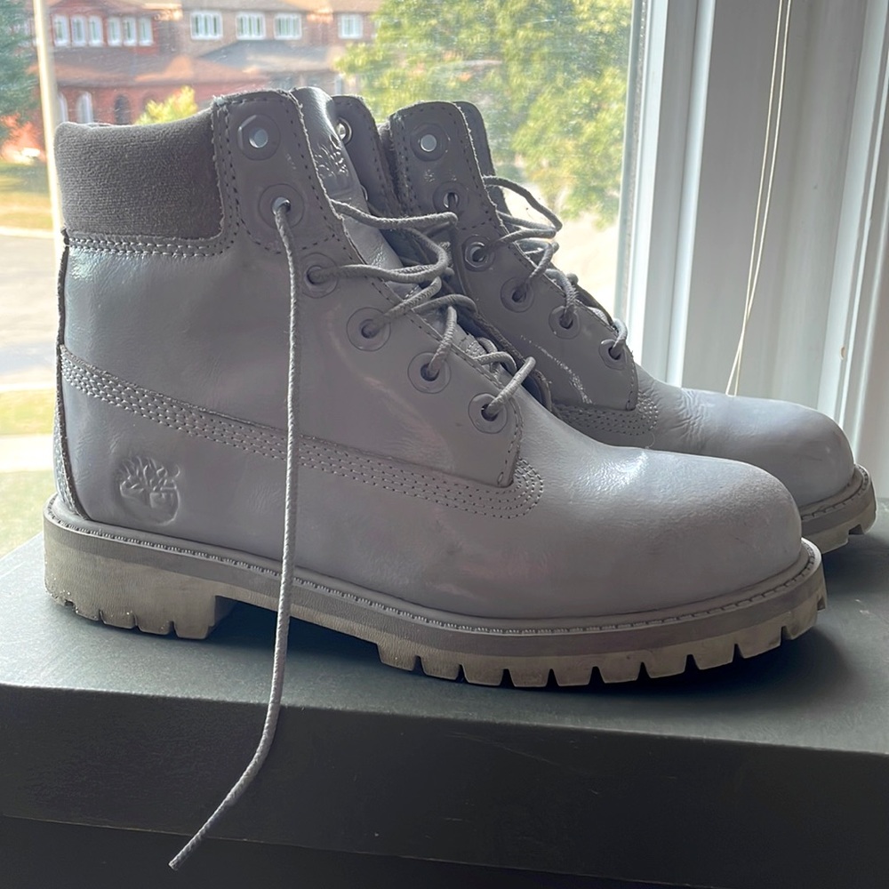 WOMEN'S TIMBERLAND® PREMIUM 6-INCH WATERPROOF BOOTS，Grey